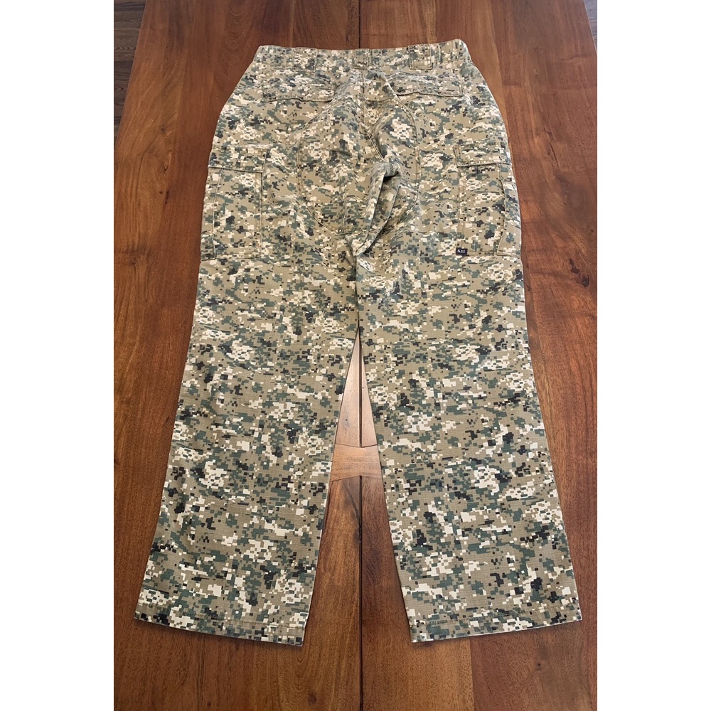Vintage 511 Tactical Ripstop TDU Pants Mens L-Reg (35x31) Woodland Camo Digital